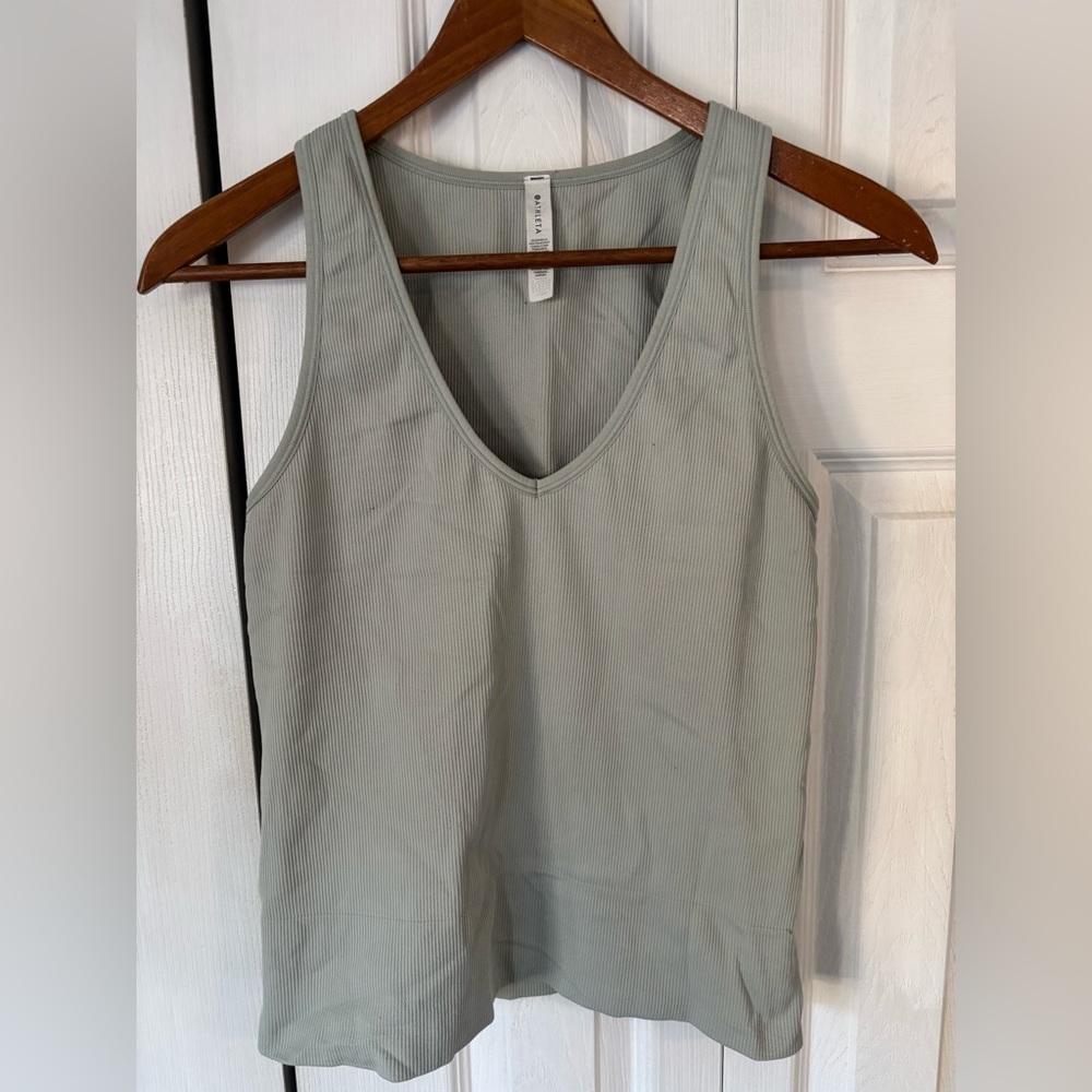 Athleta Aurora Seamless Ribbed Tank Size Medium